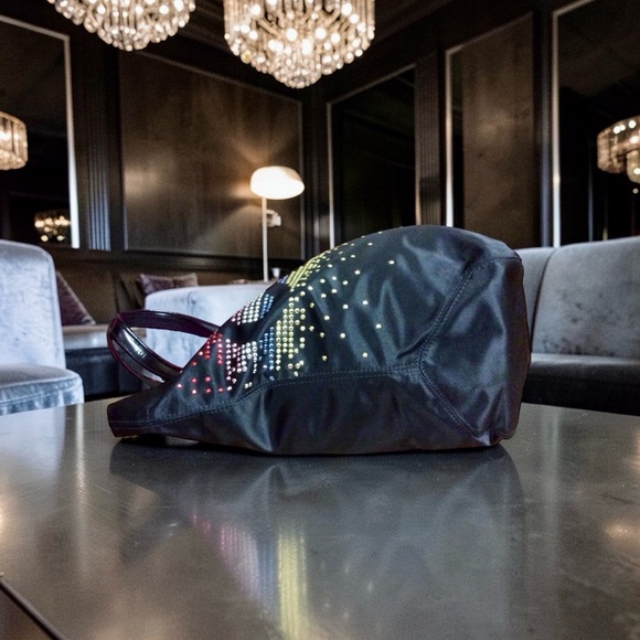 COACH 2011 Poppy Limited Holiday Edition Colorful Rhinestone Black Tote - Picture 10 of 10